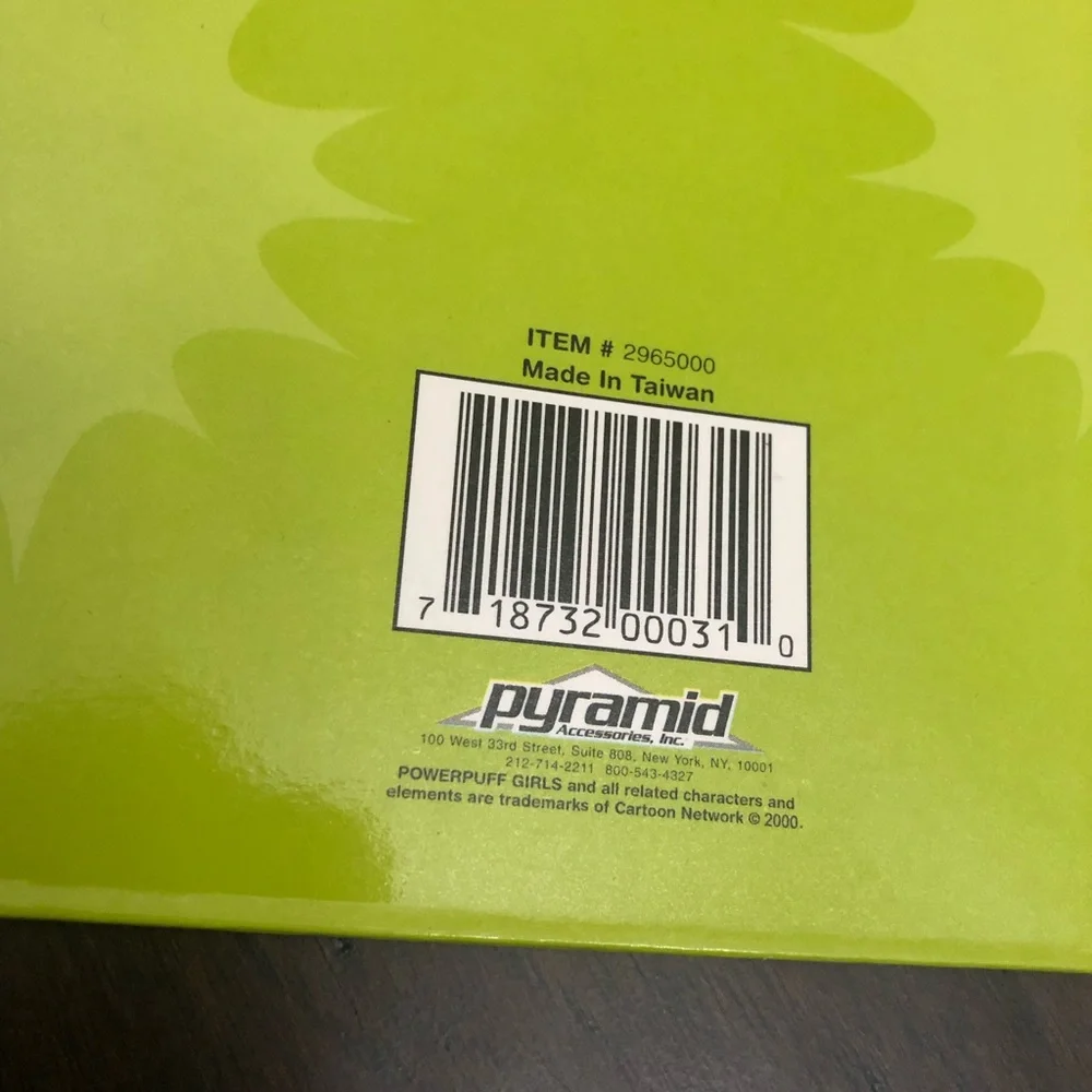 3 vintage power puff girl folders